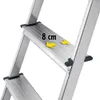 Hailo Haushaltsleiter L60 3 Stufen 125 cm Aluminium Produktbild-Vorschau 8