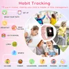 Collage of children and a smartwatch, illustrating habit tracking features. Náhled obrázku produktu