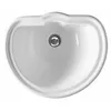 Sapho Kerasan Retro - Lavabo da incasso 500x410 mm, bianco Anteprima dell’immagine prodotto 3