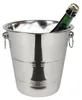 Seau à champagne en acier inoxydable Seau à vin Seau à Voir les images du produit 1