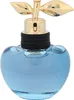 A close-up studio shot of a Nina Ricci Luna Eau de Toilette perfume bottle. Voir les images du produit