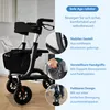 Safe Age® Rollator: Leicht und faltbar – mit Sitzfunktion – Produktbild-Vorschau 2