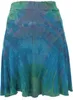 Batik Hippie Minirock, Boho Sommerrock - Blau, Damen, Produktbild-Vorschau 2