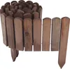 Holz Rollzaun Dunkelbraun 40x200 cm Beeteinfassung für Produktbild-Vorschau 1