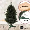KADAX Umelý vianočný stromček 80 cm, malá jedľa so 105 Náhľad obrázku produktu 7