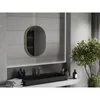 Mexen Loft lustro łazienkowe owalne 70 x 50 cm, rama złota Podgląd zdjęcia produktu 2