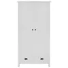 vidaXL Armoire avec 2 portes Hill Range blanc 89x50x170 cm Voir les images du produit 4