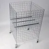 Aktionskorb mit Rollen , 600x600x900 mm, verzinkt Produktbild-Vorschau 1