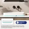 Aufsatzwaschbecken Rechteckig 49x30cm Weiß Keramik – Produktbild-Vorschau 5