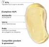 A close-up of a gel-like substance with text describing its natural ingredients and benefits. Anteprima dell’immagine prodotto