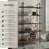 A product image showcasing a bookshelf with descriptive text and icons on the left side. Náhled obrázku produktu