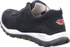 A side view of a dark blue sneaker with a white sole. Voir les images du produit
