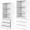 Kleiderschrank Mehrzweckschrank Regal 3 Schubladen  Produktbild-Vorschau 1