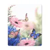 MuchoWow® Mauspad Mousepad Schmetterlinge - Blumen - Produktbild-Vorschau 1
