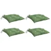 vidaXL Coussin de chaise 4 pcs. Motif de feuilles 40x40x7 Voir les images du produit 3