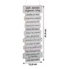 CEPEWA Wandbild Lebenseinstellung 15x41cm, weiß Produktbild-Vorschau 4