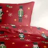 Bettwäsche Bierbaum Biber 4207-60 rot Nussknacker 135x200 Produktbild-Vorschau 3