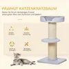 Kratzbaum 30kg, Spielbaum m. Kratzstamm, Plattform, Sisal, Produktbild-Vorschau 4