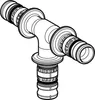 Geberit GE Mepla, raccordo a T, uguale, PVDF, d20 mm, 1 pz. Anteprima dell’immagine prodotto 3