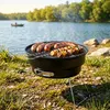 Vilde | Rund Grill Klappbar - 28x26x22 cm - Holzkohlegrill Produktbild-Vorschau 6