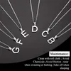 Halsketting van zilver (925) met een initialenhanger in de Productafbeelding-voorbeeld 4