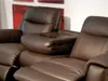 3-Sitzer Ledersofa und 2 Sessel EVASION mit Relaxfunktion - Produktbild-Vorschau 9