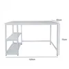 VDD Industrial Vintage Design Schreibtisch, weiß, Metall Produktbild-Vorschau 5