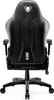 The back view of a black gaming chair. Produktbild-Vorschau
