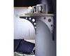 Konsole Delta Line B 24 x H 200 x T 200 mm weißalu Produktbild-Vorschau 3