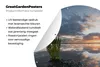 MuchoWow® Gartenposter Outdoor-Poster Rund Meer - Produktbild-Vorschau 4