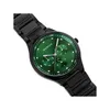 A black Bering watch with a green dial is shown against a white background. Anteprima dell’immagine prodotto