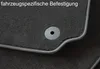 Fahrzeugspezifische Befestigung an der Textilfußmatte, Detailansicht Produktbild-Vorschau