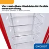 Exquisit Retro Kühlschrank 225 l | Energieklasse C | leise Produktbild-Vorschau 5