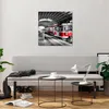 Bilder auf glas - Bahn Bahnhof Zug Transport - 60x60cm - Produktbild-Vorschau 6