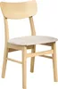 BELIANI Esszimmerstuhl 2er Set Hellbeige Stoffbezug mit Produktbild-Vorschau 4