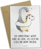 Mr. & Mrs. Panda Glückwunschkarte Sommerfarben - Weiß - Produktbild-Vorschau 1
