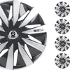 14" Zoll Radkappen Grau/Silber Radzierblenden Radblenden Produktbild-Vorschau 2