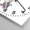 Wanduhr - Quadrat - Glasuhr - Kolibri Aquarell Licht - Produktbild-Vorschau 5