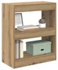 vidaXL Artisan dubová knihovna 60 x 30 x 72 cm materiál na Náhled obrázku produktu 3