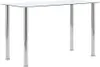 vidaXL Esstisch Transparent 120 x 60 x 75 cm Hartglas Produktbild-Vorschau 5