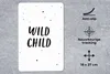MuchoWow® Mauspad Mousepad Zitate - Wildes Kind - Baby - Produktbild-Vorschau 2