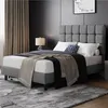 Yaheetech Polsterbett Doppelbett 140 x 200 cm, Bettgestell Produktbild-Vorschau 1