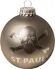 FC St. Pauli - Christbaumkugeln Totenkopf - grau Produktbild-Vorschau 5