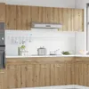 vidaXL Hängeschrank Lyon Artisan-Eiche 80x31x60 cm Produktbild-Vorschau 3