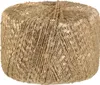 A ball of beige yarn with gold sequins. Produktbild-Vorschau