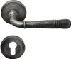 Türbeschlag 1663 Helena R PZ Antik Grau Türklinke Produktbild-Vorschau 1