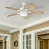 Vonkajší stropný ventilátor s osvetlením a sťahovacími Náhľad obrázku produktu 6