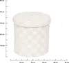 Kulatý skládací taburet PASTI, tuftovaný, Ø 38 cm Náhled obrázku produktu 6