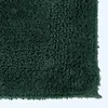 HOMESCAPES Halbrunde Badematte waldgrün 50x80 cm aus 100% Produktbild-Vorschau 2
