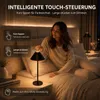 LED Tischlampe kabellos mit Akku - 360° Drehbar Touch Produktbild-Vorschau 8